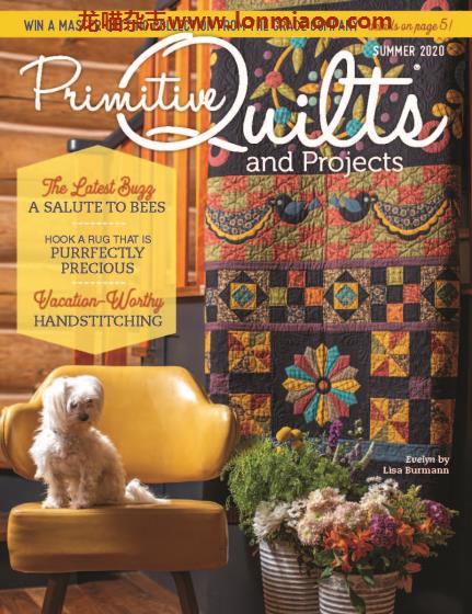 [美国版]Primitive Quilts and Projects 手工拼布杂志 2020年夏季刊